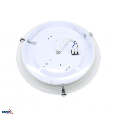 PLAFONIERA TAZAN Z CZUJ. PODCZER. 2X40W E27 IP20 FI-40 SZKŁO+STAL C38-ST78-240G-PIR BEMKO (C38-ST78-240G-PIR)